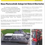 REKORD Fenster: Betrieb in Oberhofen investiert in Nachhaltigkeit!
