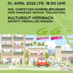 INFOABEND „Saubere Energie zum Vorteilspreis“ – 1. April im Höribachhof in Mondsee